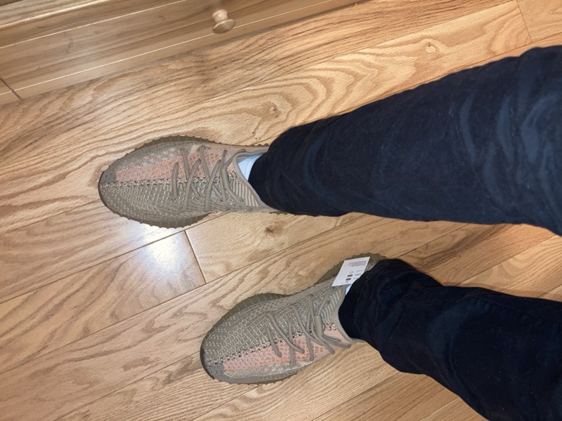 Yeezys on foot