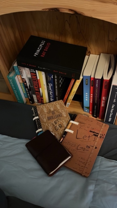 Notebooks and more books