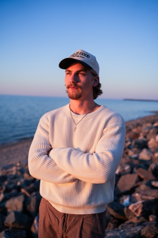 Portrait by the water